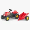 Rolly Toys Kid-X Pedaltraktor med Anhænger, Rød