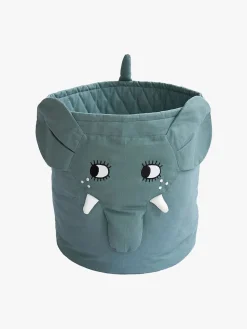 Roommate Mini Opbevaringskurv Elefant, Blå