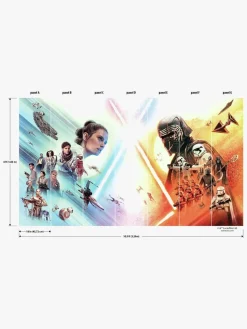 RoomMates Wallstickers Star Wars Skywalker