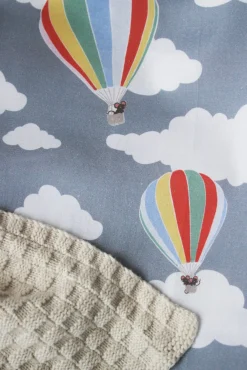 Rätt Start Sengesæt Vogn 70x80 Luftballon 3 Dele, Midnatsblå