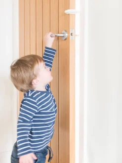 Safe & Care Dørstopper med Opbevaringsplads, Hvid