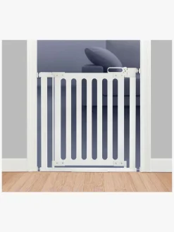 Safe & Care SafeGate Wood Pressure Fit Sikkerhedsgitter, Hvid