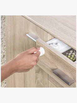 Safe & Care Selvklæbende Magnetisk Lås, Hvid