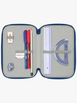 Sådan Træner Du Din Drage  Fyldt Penalhus med 3 Rum 37 Dele, Blå