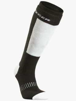 Seger Alpin Skistrømper, Black/White