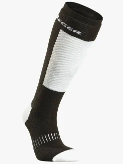 Seger Alpin Skistrømper, Black/White