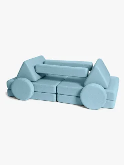 Shappy Play Bygbar Sofa 160x80 cm, Sky Blue
