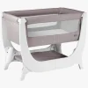 Shnuggle Air Bedside Crib, Stone Grey