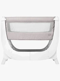 Shnuggle Air Bedside Crib, Stone Grey