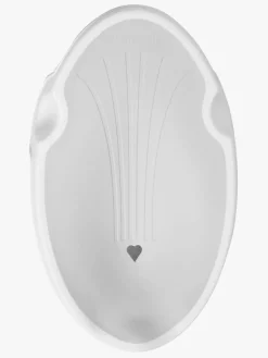 Shnuggle Badestøtte Newborn, White/Grey