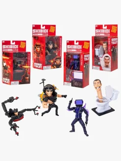 SKIBIDI TOILET Figurer Deluxe 15 cm, Blandet