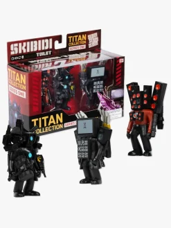 Skibidi Toilet Titan Collection Figursæt Series 1, 3-pak