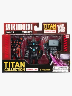 Skibidi Toilet Titan Collection Figursæt Series 1, 3-pak