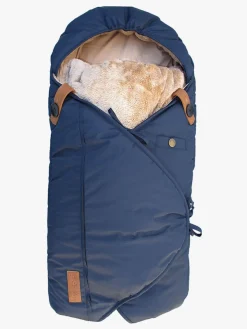 Sleepbag Mini Vinterkørepose, Midnight Petrol/Brown