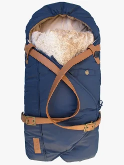 Sleepbag Mini Vinterkørepose, Midnight Petrol/Brown