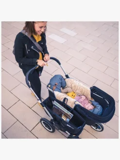 Sleepbag Mini Vinterkørepose, Midnight Petrol/Brown