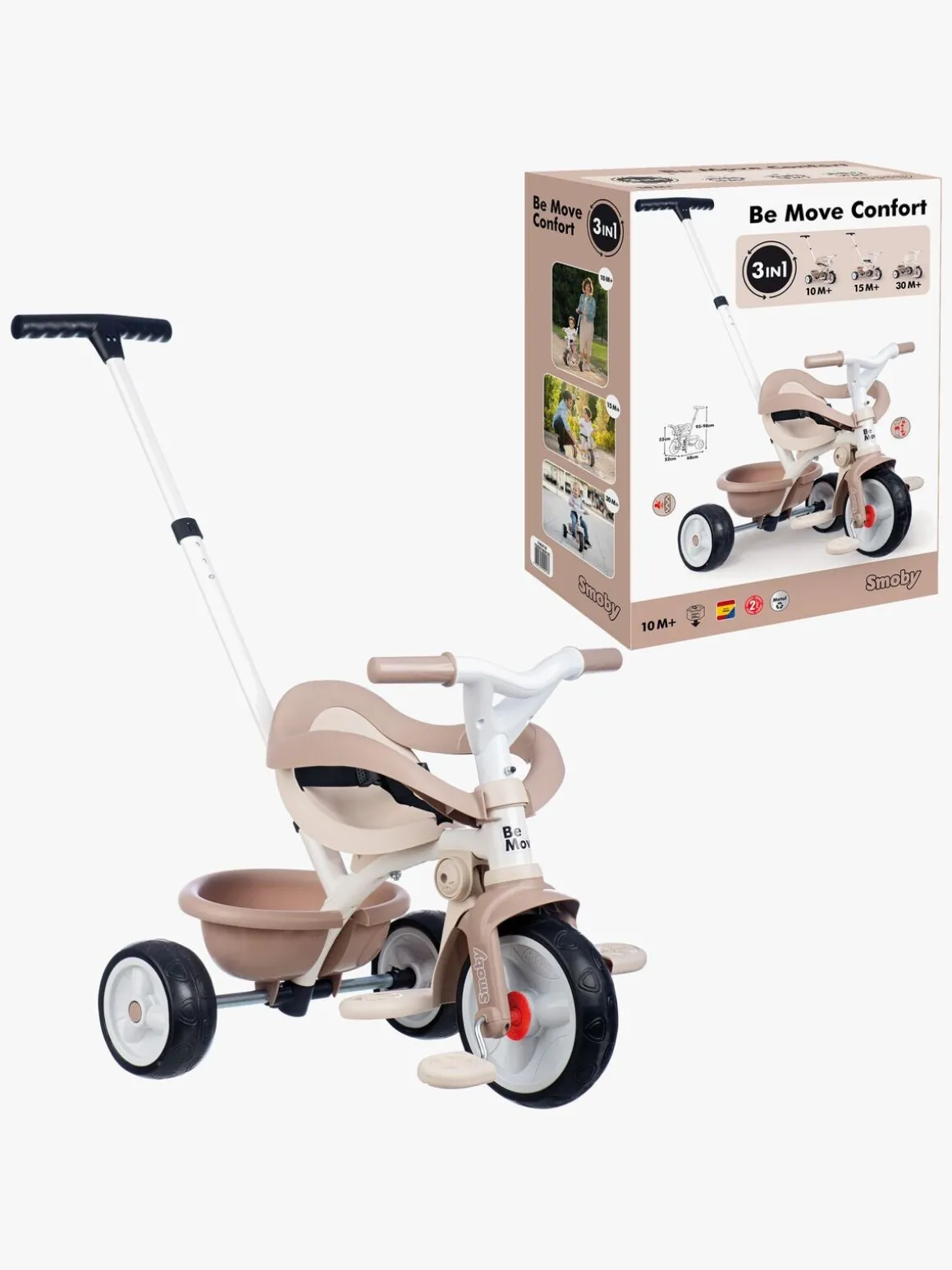 Smoby Be Move Trehjulet Cykel Comfort, Beige