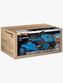 Smoby  Farmer Traktor XL + Trailer, Blå