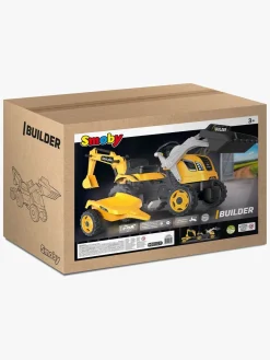 Smoby Maks Builder Traktor med Trailer