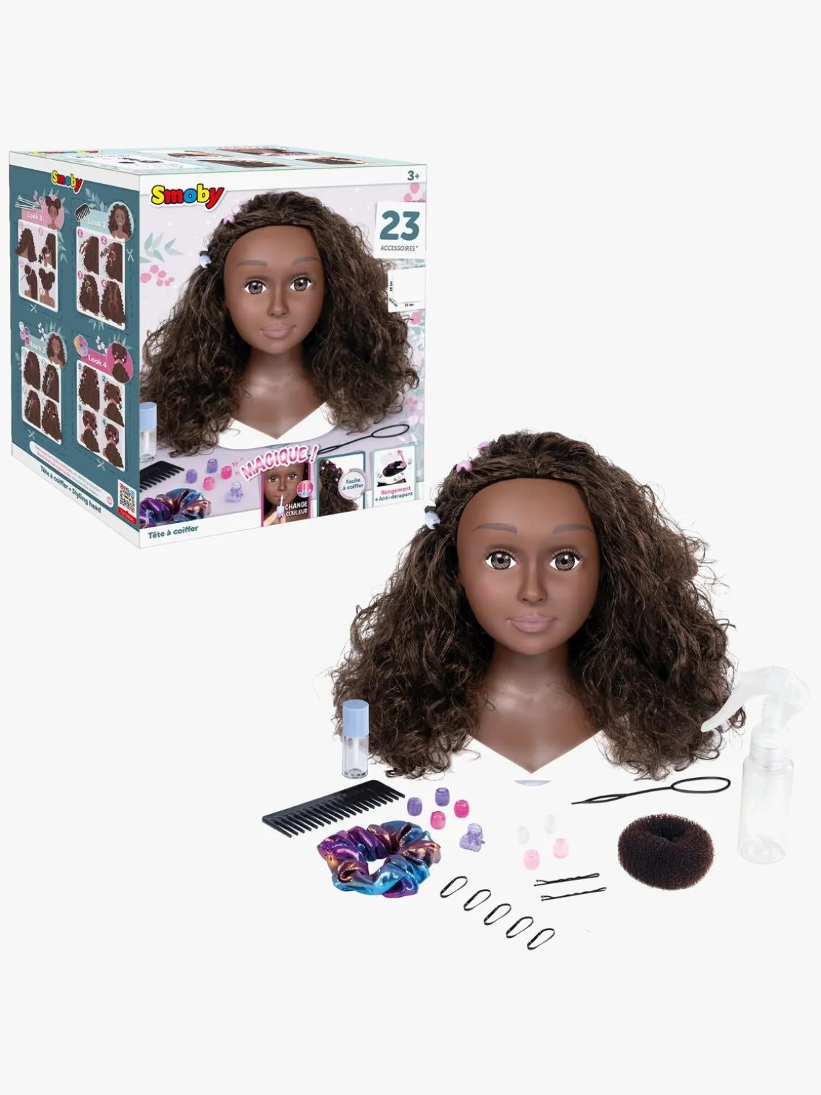 Smoby My Beauty Brunette Frisør- og Sminkedukke