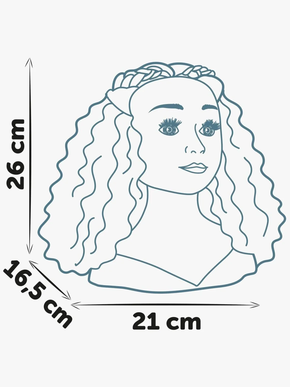 Smoby My Beauty Brunette Frisør- og Sminkedukke