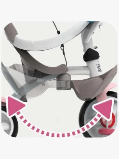 Smoby Trehjulet Cykel Baby Balade Plus, Lyserød