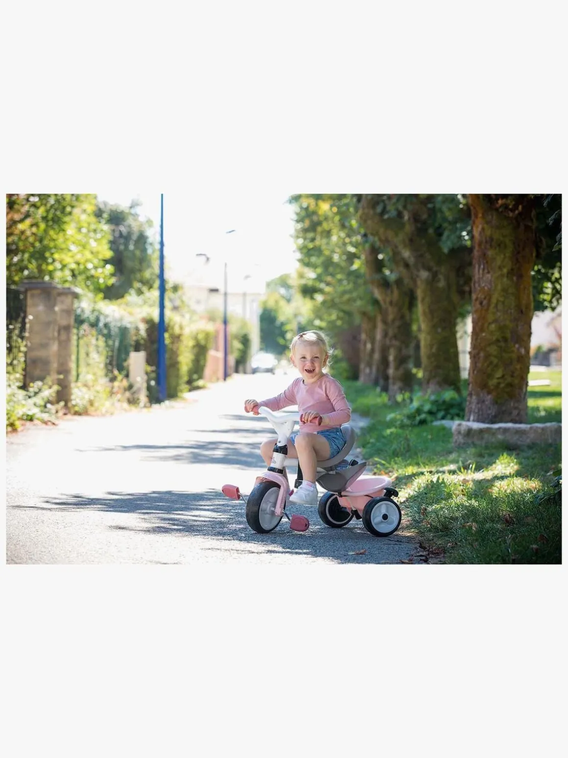 Smoby Trehjulet Cykel Baby Balade Plus, Lyserød