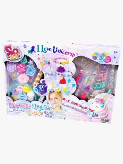 So Beads Hårdekoration Perler & Enhjørning