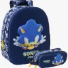 Sonic The Hedgehog 3D Rygsæk 8,5L & Penalhus