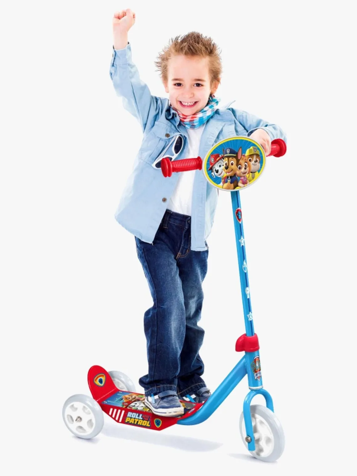 Stamp Paw Patrol Trehjulet Løbehjul, Blå/Rød