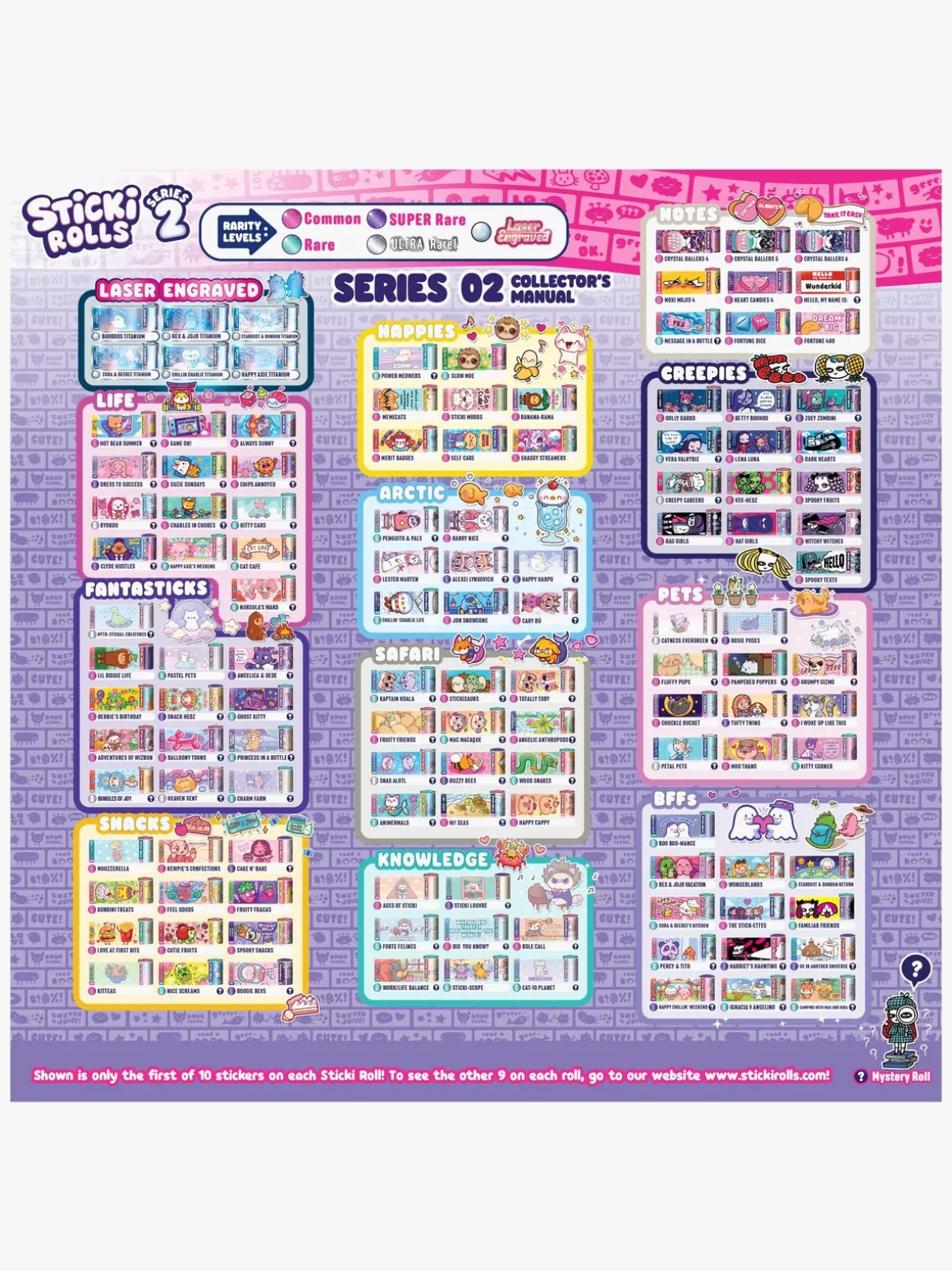 Sticki Rolls Klistermærkebog S2