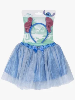 Stitch Nederdel & Diadem Kostume