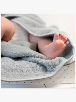 Summerville Rabbit Babyhåndklæde Øko, Silver