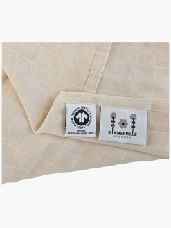 Summerville Tæppe/ Stofble i Musselin, Sandshell