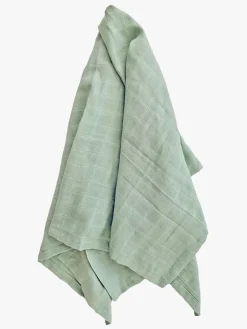 Summerville Tæppe/ Stofble i Musselin, Cameo Green