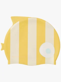 SUNNYLiFE Badehætte, Finn the Fish Mustard Stripe