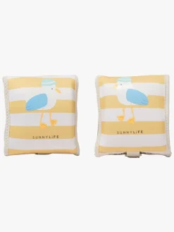 SUNNYLiFE Badevinger, Sid the Seagull Mustard Stripe