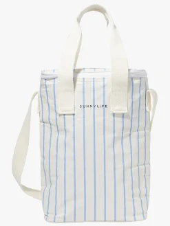 SUNNYLiFE Køletaske til Drikkevarer, Le Weekend Blue-Crème