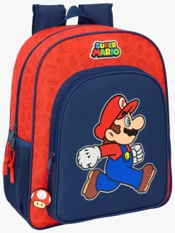 Super Mario Junior Rygsæk 15L Trick, Mørkeblå/Rød