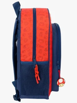Super Mario Junior Rygsæk 15L Trick, Mørkeblå/Rød