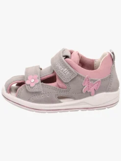 Superfit Boomerang Sandaler, Lysegrå/Lyserød