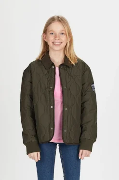 Svea Quiltet Jakke, Army Green