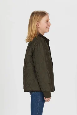 Svea Quiltet Jakke, Army Green