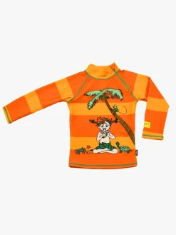 Swimpy Pippi Langstrømpe UV-Trøje, Orange