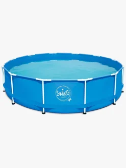 Swing Pools poolsæt 366x91 cm, Blå