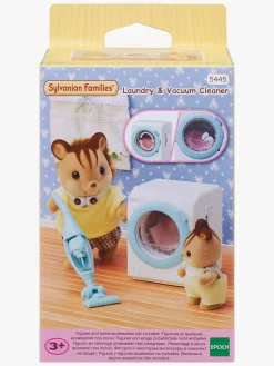 Sylvanian Families Dukkehusmøbler Rengøringssæt Vaskemaskine & Støvsuger