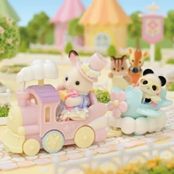 Sylvanian Families Legesæt Forlystelsespark Flyvemaskine & Tog