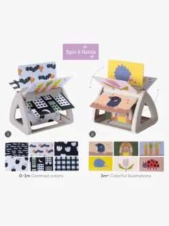 TAF Toys  Tummy Time Spinning Aktivitetslegetøj Bog