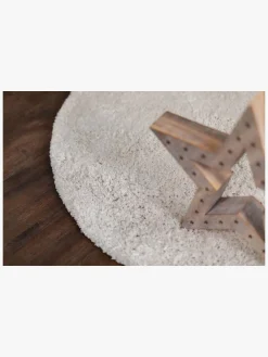 Teddy Gulvtæppe Rund 160, Hvidt