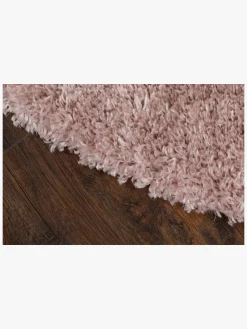 Teddy Gulvtæppe Rundt 160, Dusty Pink